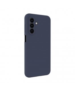 Samsung Galaxy A17 Premium magnētiska mīksta silikona apvalks tumši zilā krāsā