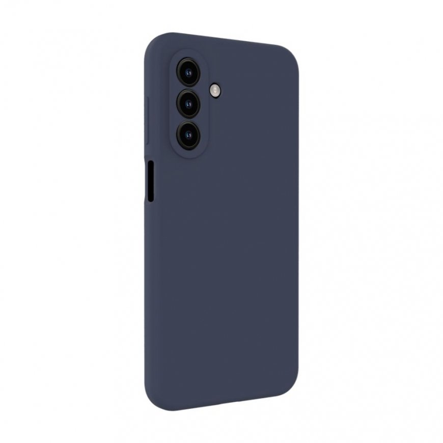 Samsung Galaxy A17 Premium Magneettinen Pehmeä Kosketus Silikoni Kuori Tummansininen