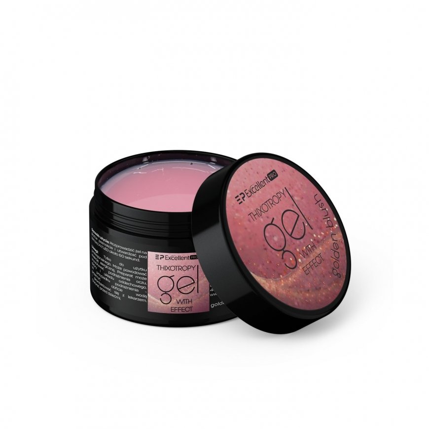 Excellent Pro Tixotropic Gel with Golden Illuminator Effect 15g