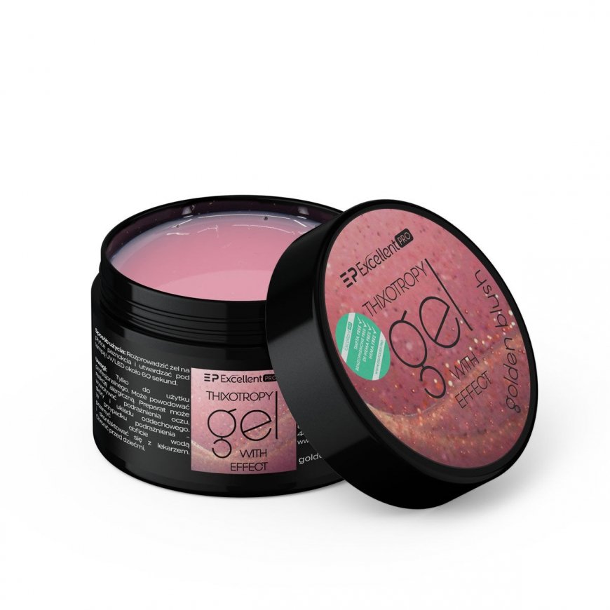 Excellent Pro Tixotropic Gel with Golden Illuminator Effect 15g – 2