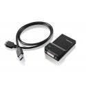 Lenovo USB 3.0 - DVI/VGA USB grafiikka-adapteri 2048 x 1152 pikseliä musta Lenovo USB 3.0 - DVI/VGA USB grafiikka-adapteri 2048 x 1152 pikseliä musta