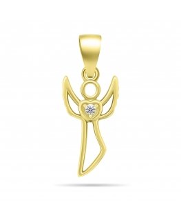Brilio Silver Padorus paauksuots pakabuks Angel PT122Y
