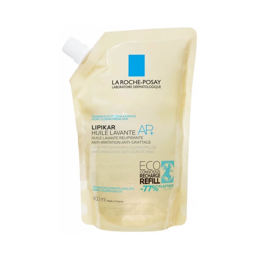 La Roche-Posay LIPIKAR AP+ puhastusõli täitepakend 400 ml – 2
