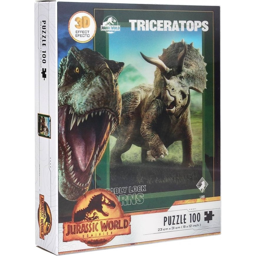Sd Toys Jurassic World Triceratops 3D pusle 100tk