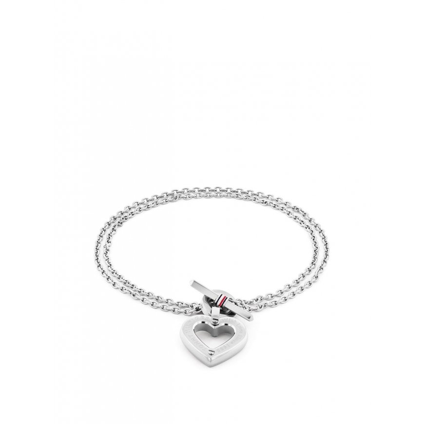 Tommy Hilfiger Luxurious Double Necklace with Toggle Heart Pendant 2780967 – 2