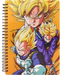 Sd Toys Dragon Ball Z Saiyans A4 notebook