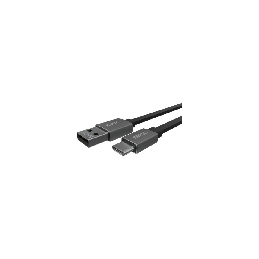 USB 2.0 Type C kuni Type C 1.2M 100W/5A kaabel BL Must – 2