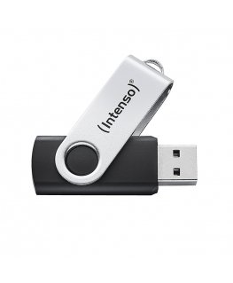 Intenso USB 128GB OFFICE LINE 3.2 Gen1 Silver-Black USB-muisti USB A-tyyppi 3.2 Gen 1 (3.1 Gen 1) mu