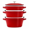 Staub La Cocotte Ümmargune Malm Pajaroa küpsetusnõu Staub La Cocotte Ümmargune Malm Pajaroa küpsetusnõu