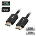 Sharkoon HDMI/HDMI 4K, 2m HDMI kabelis HDMI A tipo (standartinis) Juoda Sharkoon HDMI/HDMI 4K, 2m HDMI kabelis HDMI A tipo (standartinis) Juoda