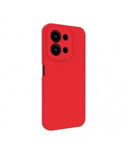 Xiaomi Redmi 15C 4G/5G Premium magnetinis minkštas liestis silikono dėklas raudonas