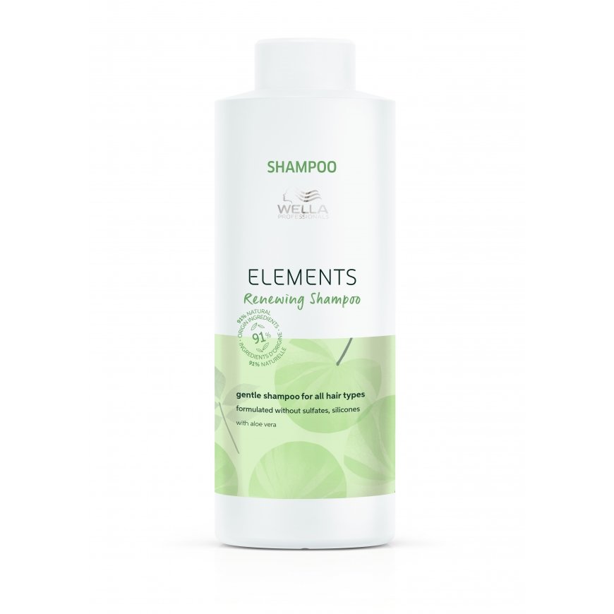Wella Elements Renewing 1000 ml Šampūnas Profesionalus Moteriškas