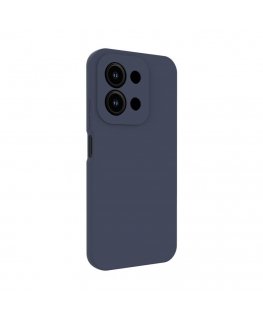 Xiaomi Redmi 15C 4G/5G Premium magnetinė silikoninė dėklas su minkštu paviršiumi tamsiai mėlynas