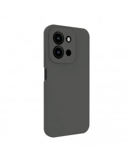 Xiaomi Redmi 15C 4G/5G Premium magnetinis minkštas prisilietimo silikono dėklas tamsiai pilkas