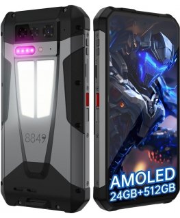 Unihertz Tank 4 Phone, 512/12 GB, Black