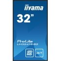iiyama LH3241S-B2 infonäyttö Kioskimalli 80 cm (31.5") LED 350 cd/m² Full HD musta 24/7