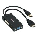 Lindy HDMI to DisplayPort, DVI and VGA Converter Lindy HDMI to DisplayPort, DVI and VGA Converter
