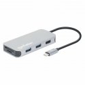 Manhattan 130615 sülearvuti dokk ja pordireplikaator Juhtmega ühendatud USB 3.2 Gen 1 (3.1 Gen 1) Ty