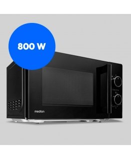 Medion MD 12011 Mikroaaltouuni musta 20l, 800W, 5 tehotasoa