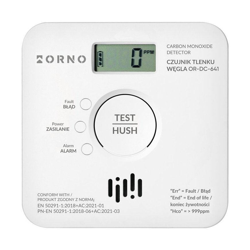 Orno Akumulatora oglekļa monoksīda (cieta) sensors