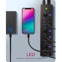 ICY BOX IB-AC6113 USB 3.2 Gen 1 (3.1 Gen 1) Type-B 5000 Мбит/с Черный