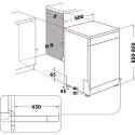 Whirlpool MaxiSpace W7F HS41 X Eraldiseisev 15 kohta C Whirlpool MaxiSpace W7F HS41 X Eraldiseisev 15 kohta C