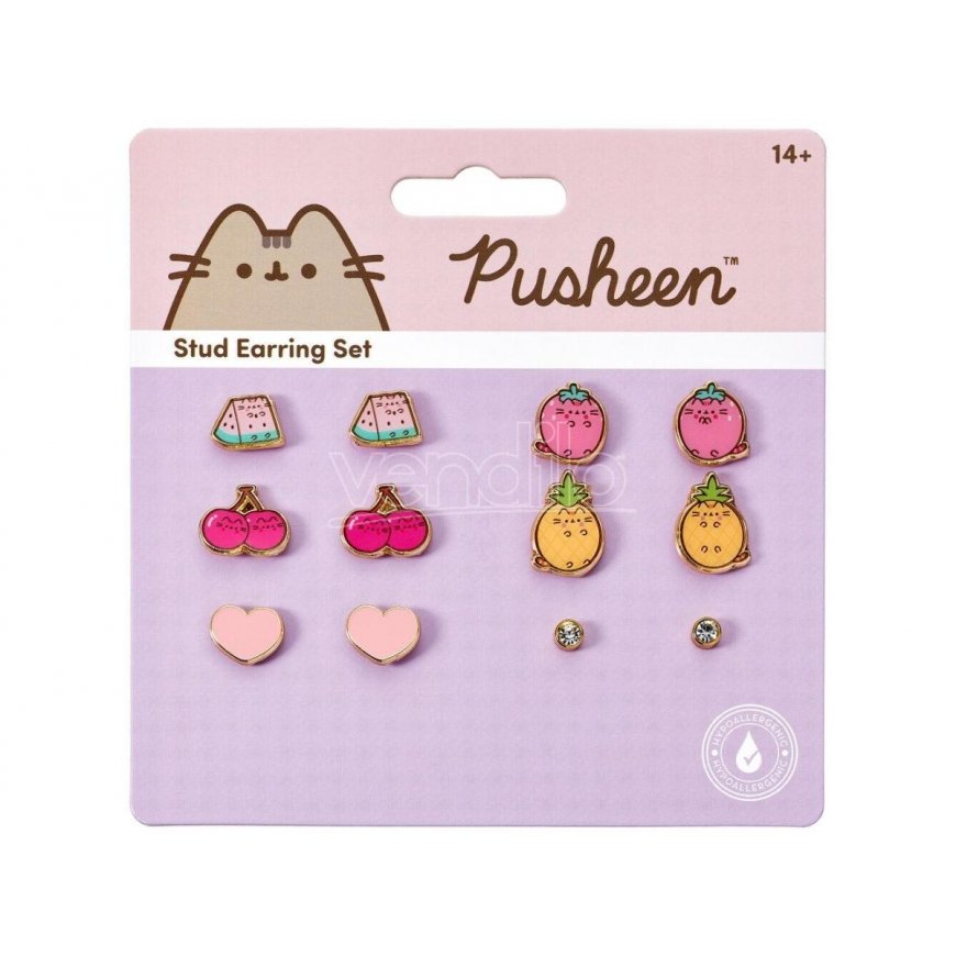 Carat Shop Pusheen - 6 paria korviksia