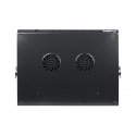 Lanberg WF01-6412-10B rack cabinet 12U Wall mounted rack Black
