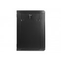 Lanberg WF01-6412-10B rack cabinet 12U Wall mounted rack Black