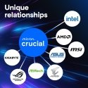 Crucial Pro CP2K64G56C46U5 atminties modulis 128 GB 2 x 64 GB DDR5 Crucial Pro CP2K64G56C46U5 atminties modulis 128 GB 2 x 64 GB DDR5