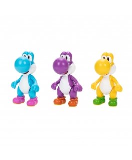 Jakks Pacific Super Mario Bros Yoshi pack 3 figures 10cm