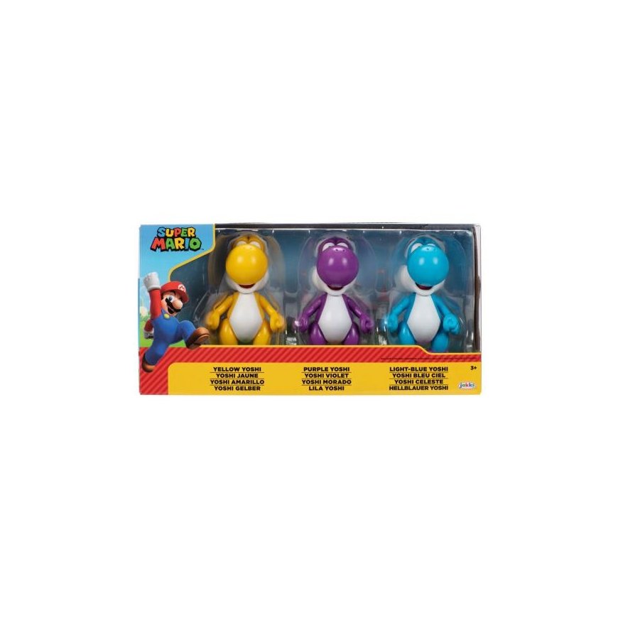 Jakks Pacific Super Mario Bros Yoshi pack 3 figures 10cm – 2