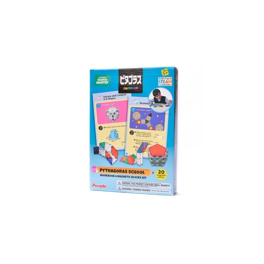 Magnetic Constructor with Tasks "Pythagoras School Master"