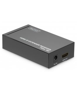 Digitus DS-55518 AV-signaalin jatkaja AV-vastaanotin musta