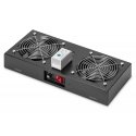 Digitus DN-19 FAN-2-WM-T-SW palvelinkaapin lisävaruste Kattotuuletin Digitus DN-19 FAN-2-WM-T-SW palvelinkaapin lisävaruste Kattotuuletin