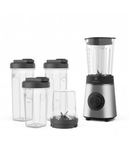 Electrolux E4CB1-6ST 1 l Lauapealne blender 350 W Must, Roostevaba teras, Läbipaistev