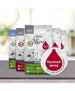 PLATINUM Adult Iberico Mini - semi-moist dog food - 900g