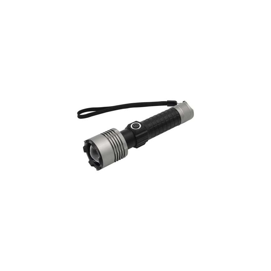 Orno LED Flashlight 20W, 1000lm, 2000mAh, zoom function