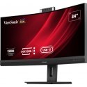 Viewsonic VG3457CV LED display 86.4 cm (34") 3440 x 1440 pixels UltraWide Quad HD Black