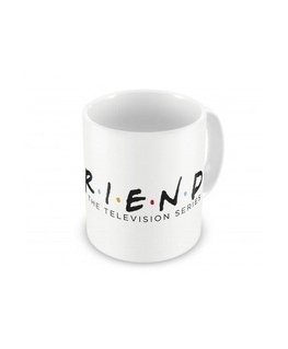 Friends Draugai - Keramisks krūze dāvanu kastē 350 ml (Balts)