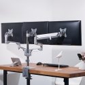 LogiLink BP0090 monitorin kiinnike ja jalusta 68,6 cm (27") Vastaanotto Hopea