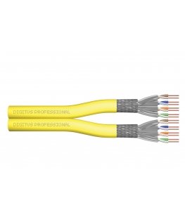 Digitus CAT 7A S/FTP, installation cable, 500 m, duplex, Dca-s1a d1 a1 , GHMT PVP certified