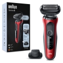 Braun Series 6 61-R1200s Foolium pardel Trimmer Must, Punane Braun Series 6 61-R1200s Foolium pardel Trimmer Must, Punane