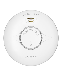 Orno Battery Smoke Detector, built-in battery, sensor and battery life of 10 years