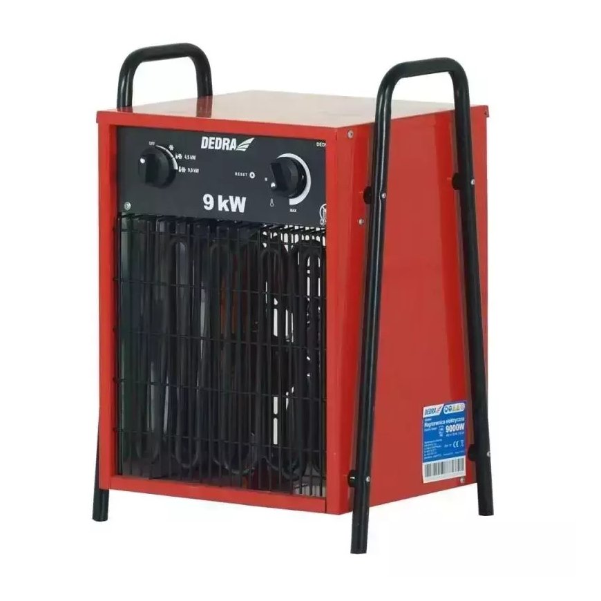 DEDRA DED9924 electric space heater Red 9000 W Convector electric space heater