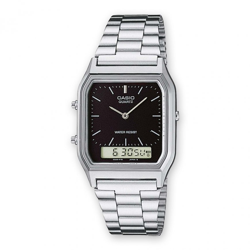 Casio AQ-230A-1DMQYES kell Käekell Mõlemale soole sobiv Kvarts Hõbe