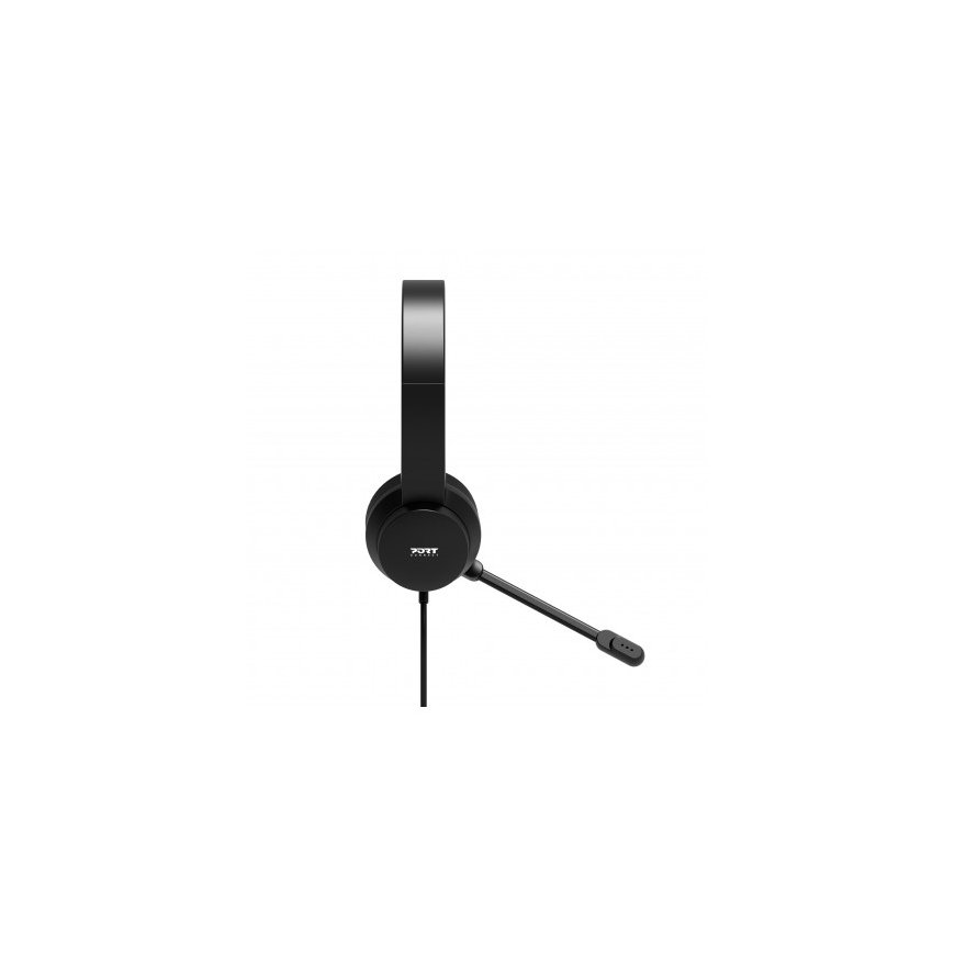 Port Designs 901605 headphones/headset Wired Head-band USB Type-A Black – 2