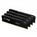 Kingston Technology FURY Beast atminties modulis 128 GB 4 x 32 GB DDR5 5600 MT/s Kingston Technology FURY Beast atminties modulis 128 GB 4 x 32 GB DDR5 5600 MT/s