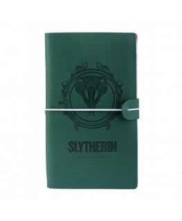 Harry Potter Slytherin Leather Travel Notebook 12x19.6 cm (Green)