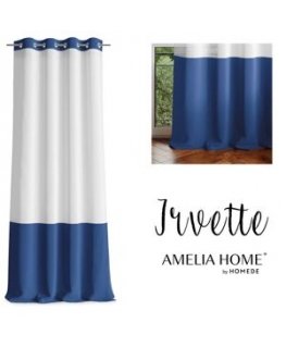 CLASSIC RESTILO curtain CARLI mustard color, solid, classic, striped, fabric type - oxford textile, 200x250.